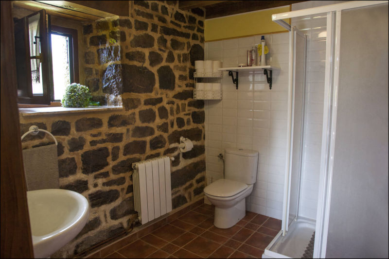 Baño cabaña Coterón