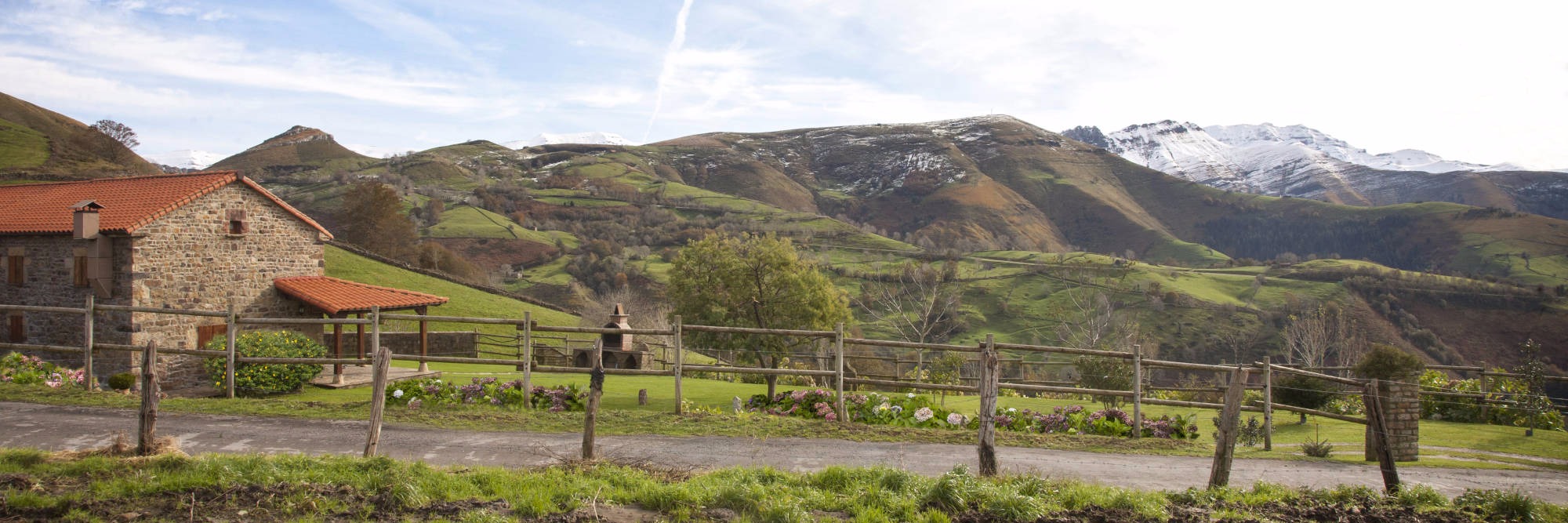 Paisaje cabaña Coterón
